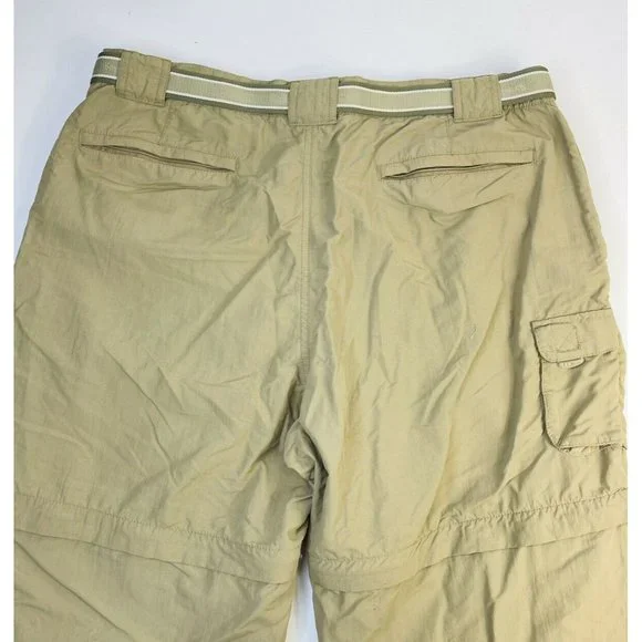 VTG 90s L.L. Bean Men’s Large Tall Convertible Zip Off Hiking Trail Cargo Pants - Picture 7 of 10